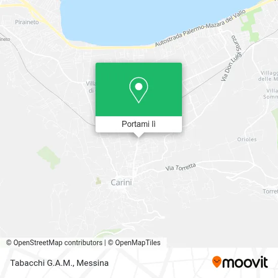 Mappa Tabacchi G.A.M.
