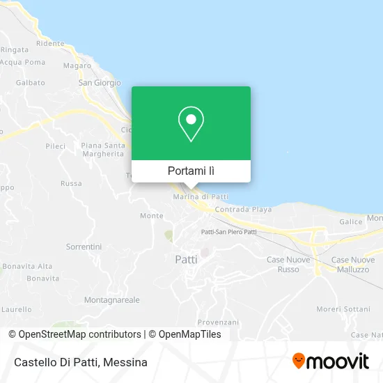 Mappa Castello Di Patti
