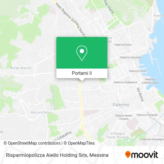 Mappa Risparmiopolizza Aiello Holding Srls