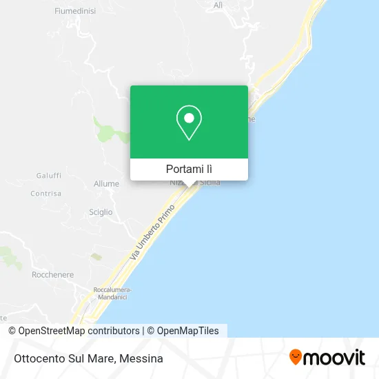 Mappa Ottocento Sul Mare