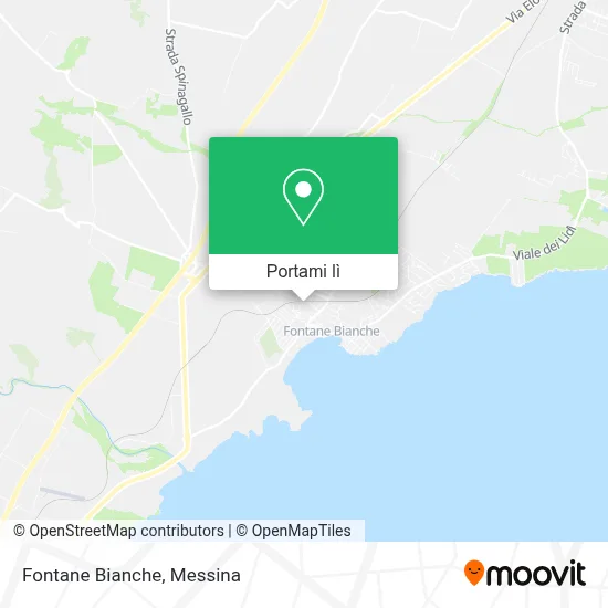 Mappa Fontane Bianche