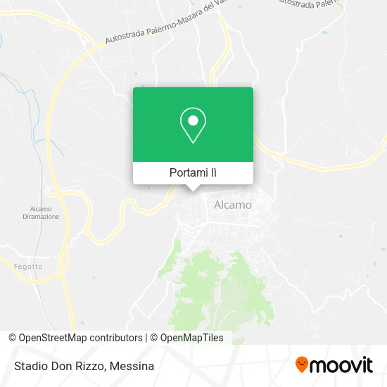 Mappa Stadio Don Rizzo