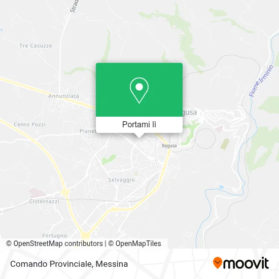 Mappa Comando Provinciale
