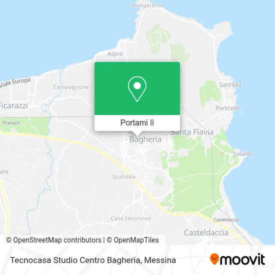 Mappa Tecnocasa Studio Centro Bagheria