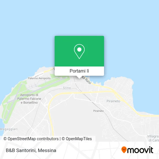 Mappa B&B Santorini