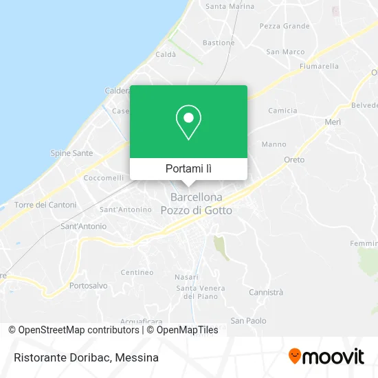 Mappa Ristorante Doribac