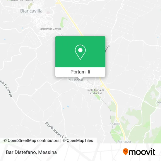 Mappa Bar Distefano