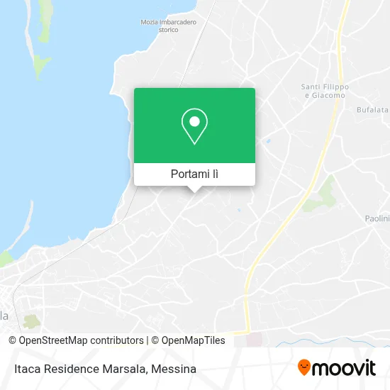 Mappa Itaca Residence Marsala