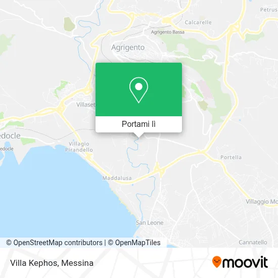 Mappa Villa Kephos