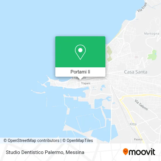 Mappa Studio Dentistico Palermo