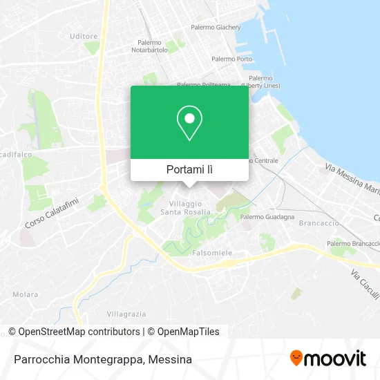 Mappa Parrocchia Montegrappa