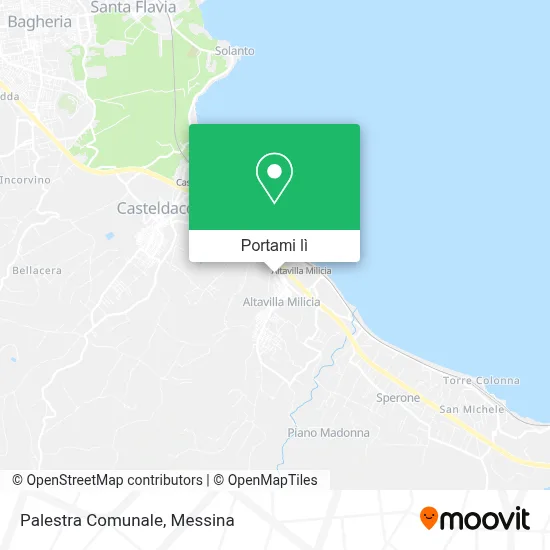 Mappa Palestra Comunale