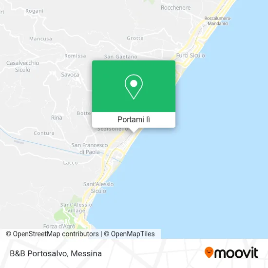 Mappa B&B Portosalvo