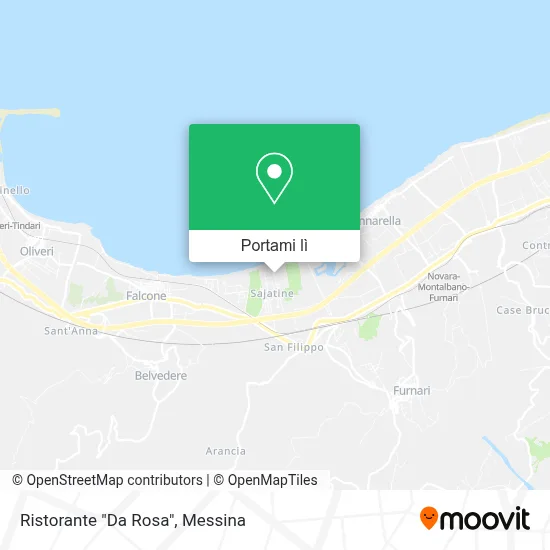 Mappa Ristorante "Da Rosa"