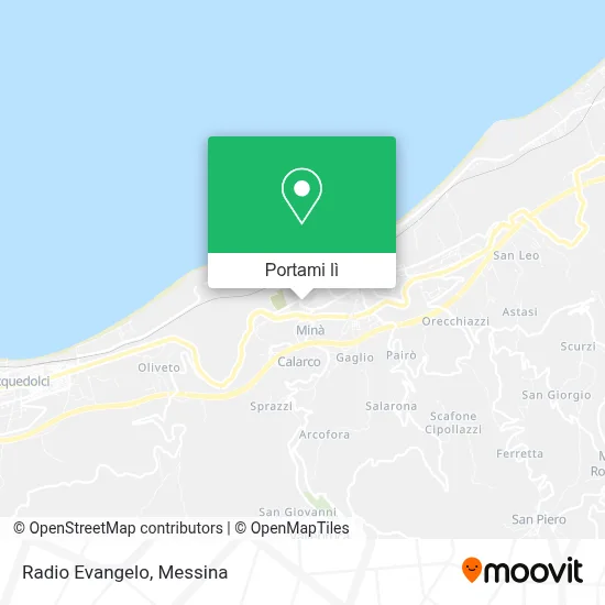 Mappa Radio Evangelo