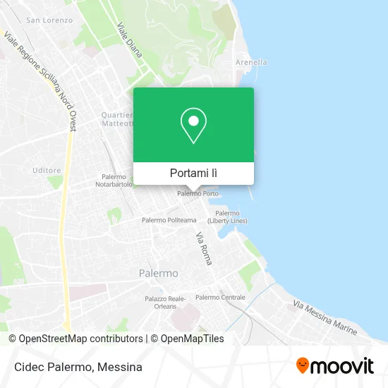 Mappa Cidec Palermo