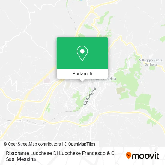 Mappa Ristorante Lucchese Di Lucchese Francesco & C. Sas