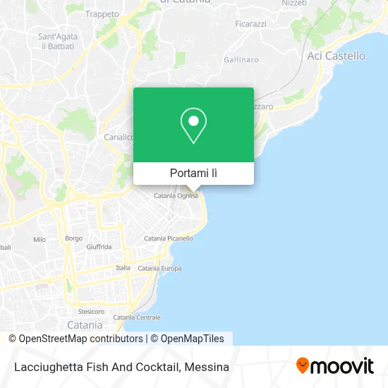 Mappa Lacciughetta Fish And Cocktail