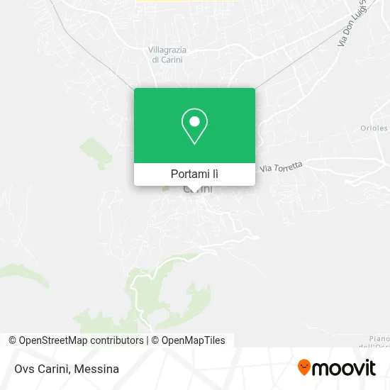 Mappa Ovs Carini