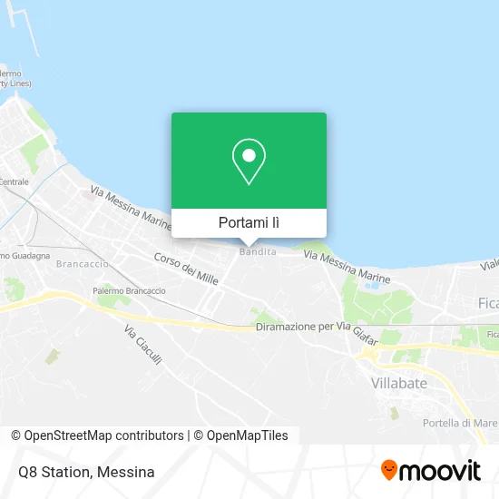 Mappa Q8 Station