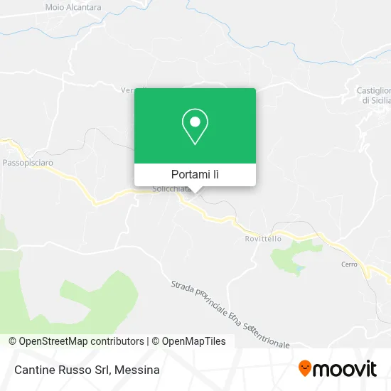 Mappa Cantine Russo Srl