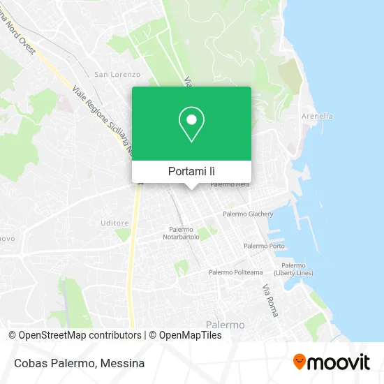 Mappa Cobas Palermo