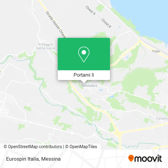 Mappa Eurospin Italia