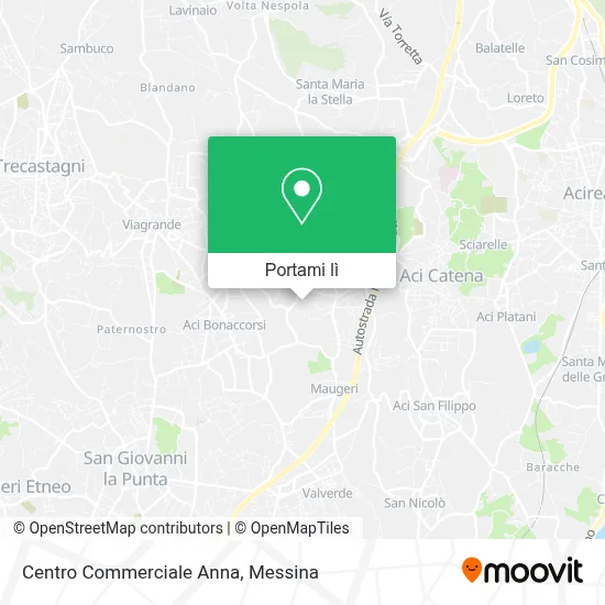 Mappa Centro Commerciale Anna