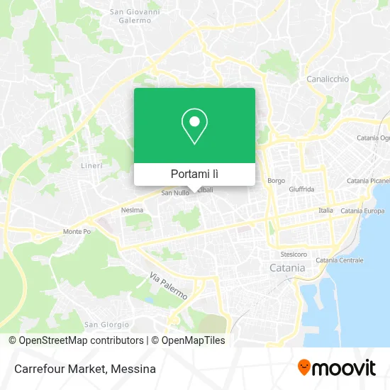 Mappa Carrefour Market