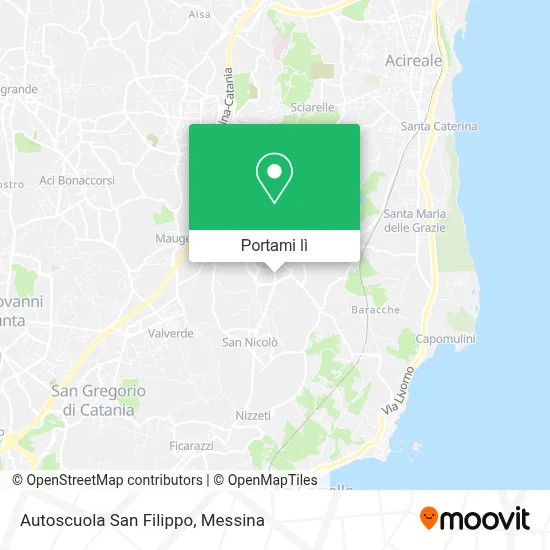 Mappa Autoscuola San Filippo
