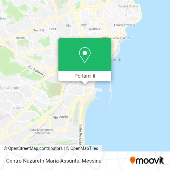 Mappa Centro Nazareth Maria Assunta