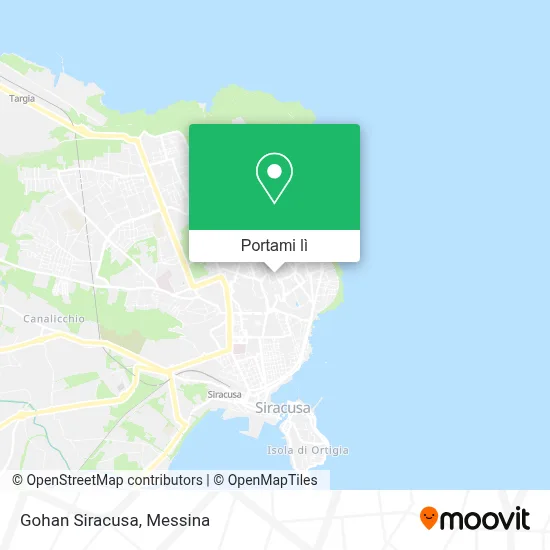 Mappa Gohan Siracusa