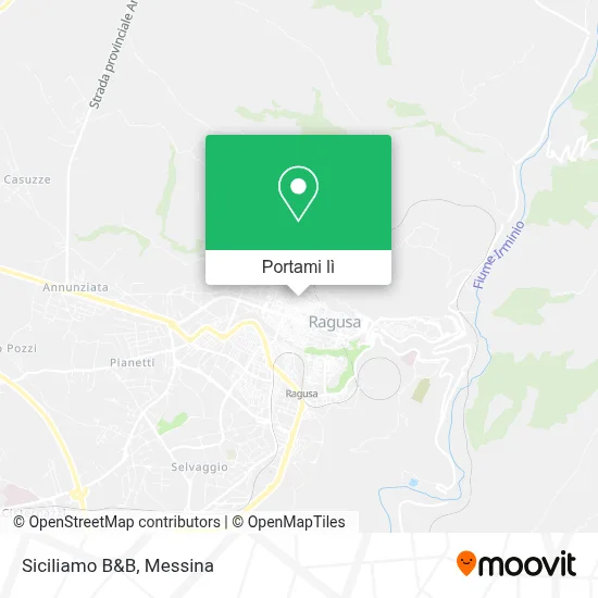 Mappa Siciliamo B&B