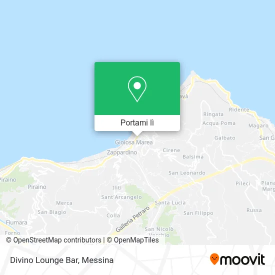 Mappa Divino Lounge Bar