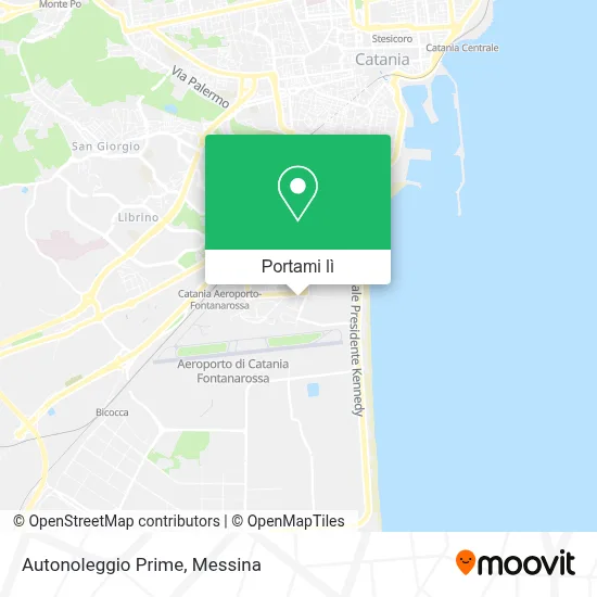 Mappa Autonoleggio Prime