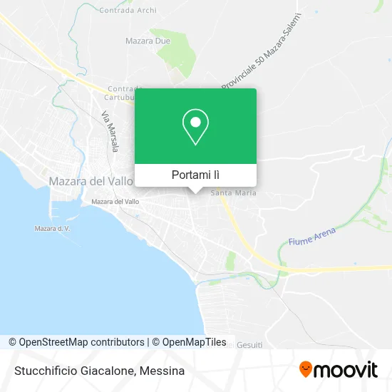 Mappa Stucchificio Giacalone