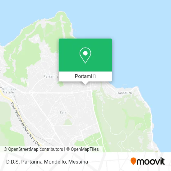 Mappa D.D.S. Partanna Mondello