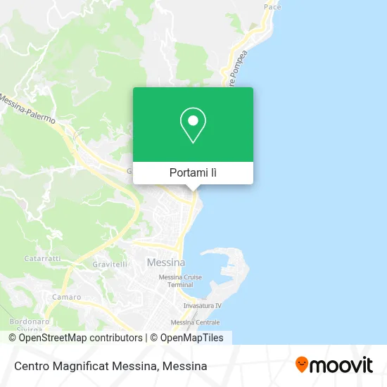 Mappa Centro Magnificat Messina