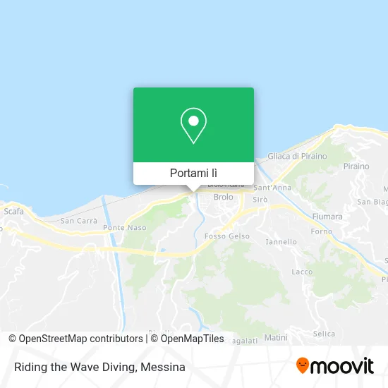 Mappa Riding the Wave Diving