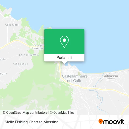 Mappa Sicily Fishing Charter