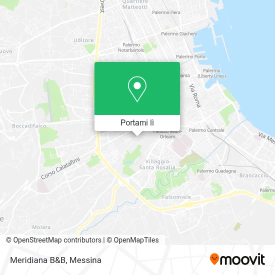 Mappa Meridiana B&B