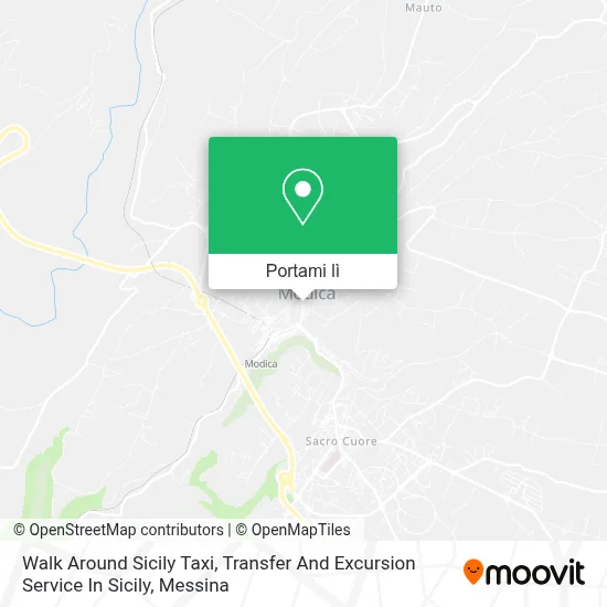 Mappa Walk Around Sicily Taxi, Transfer And Excursion Service In Sicily