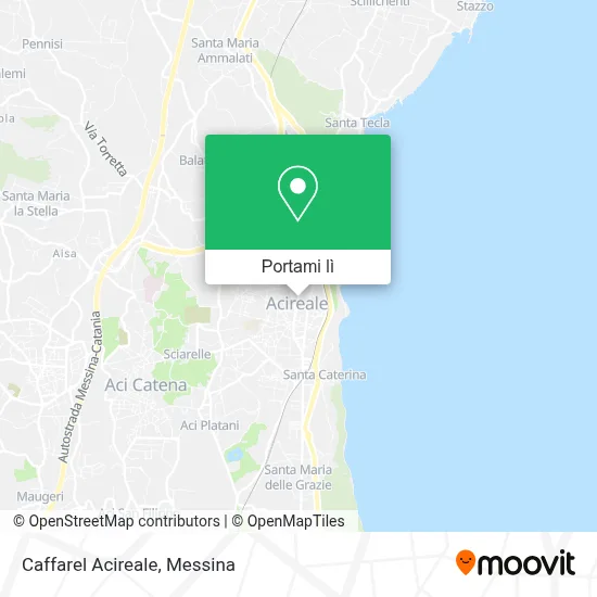 Mappa Caffarel Acireale