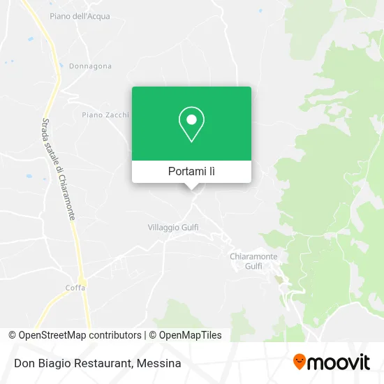 Mappa Don Biagio Restaurant