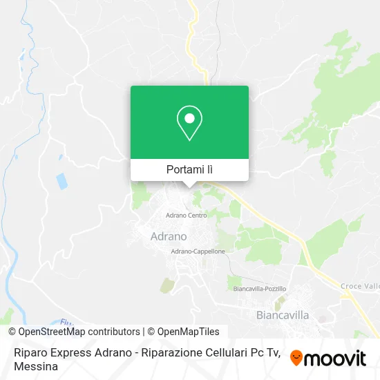 Mappa Riparo Express Adrano - Riparazione Cellulari Pc Tv