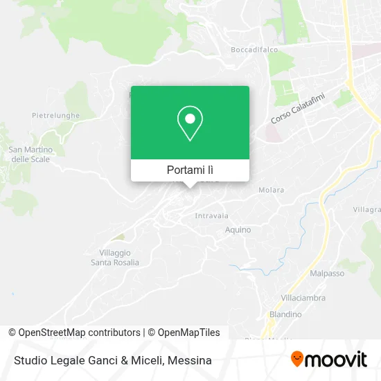 Mappa Studio Legale Ganci & Miceli