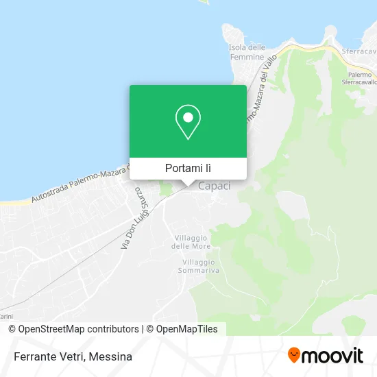 Mappa Ferrante Vetri