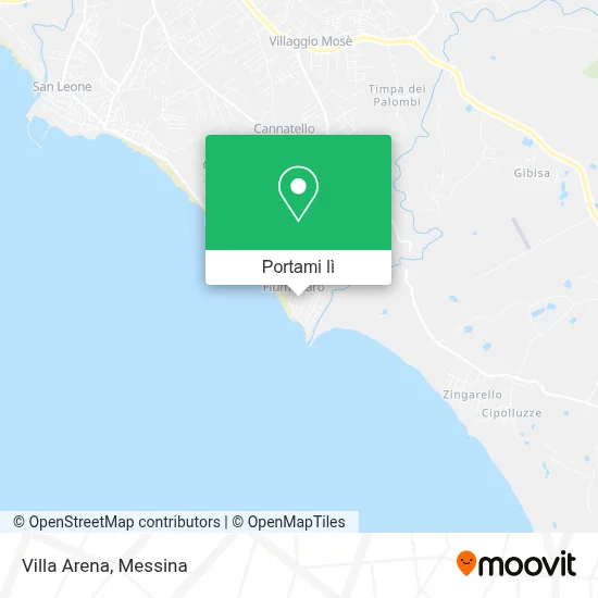 Mappa Villa Arena