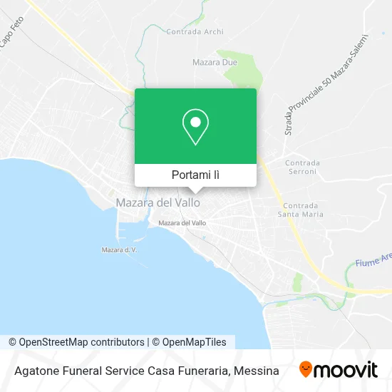 Mappa Agatone Funeral Service Casa Funeraria