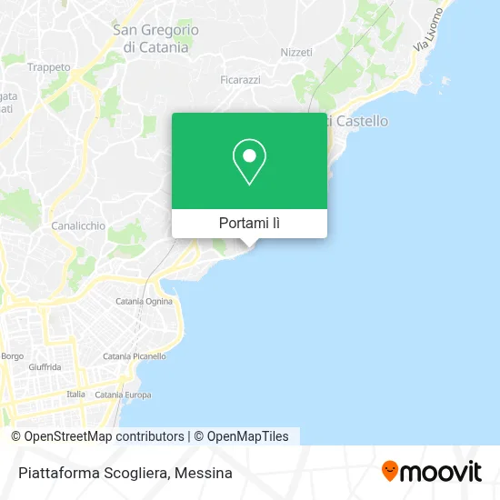 Mappa Piattaforma Scogliera